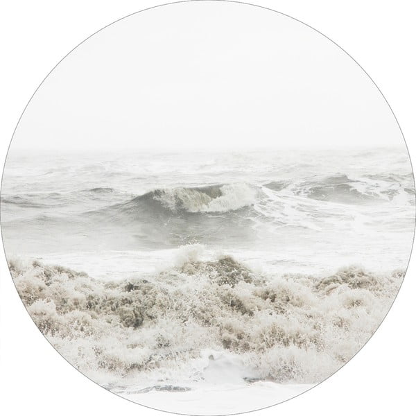 Glezna ø 70 cm Breaking Waves – Malerifabrikken