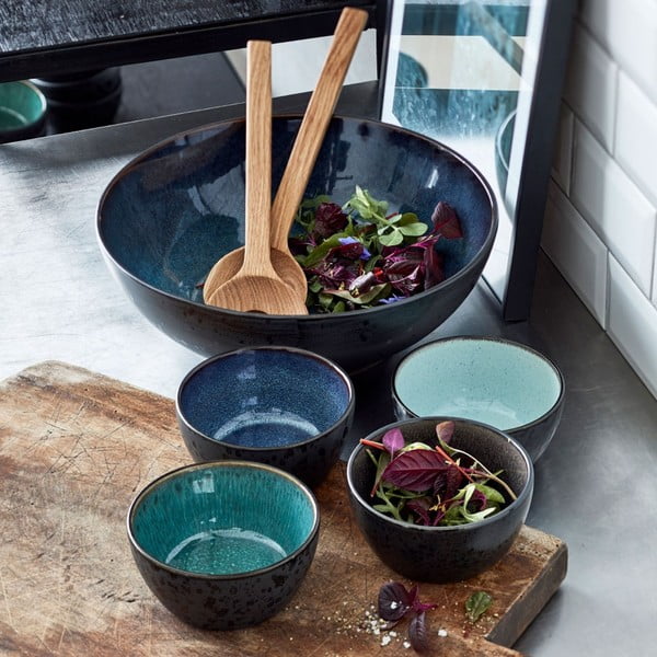 Zaļa/melna akmensmasas bļodiņa 200 ml Gastro Green/Black – Bitz-image-1