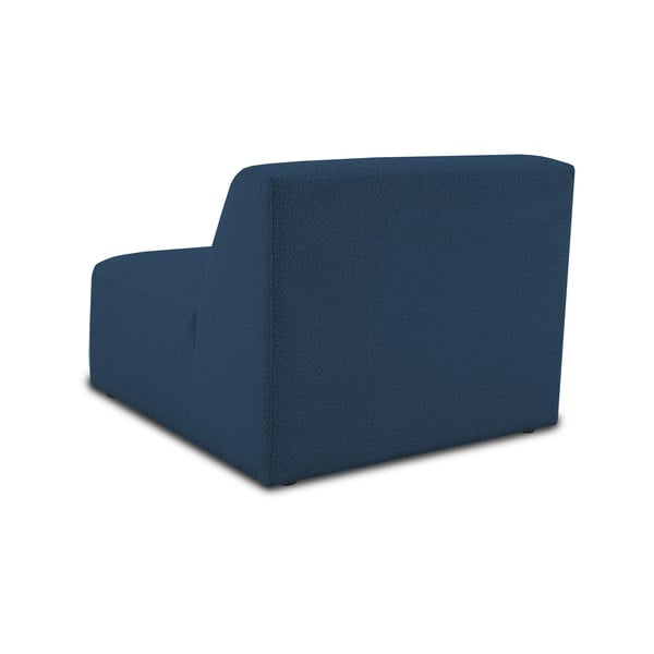 Tumši zils modulārais dīvāns no buklē auduma (vidējā moduļa) Roxy – Scandic-image-3