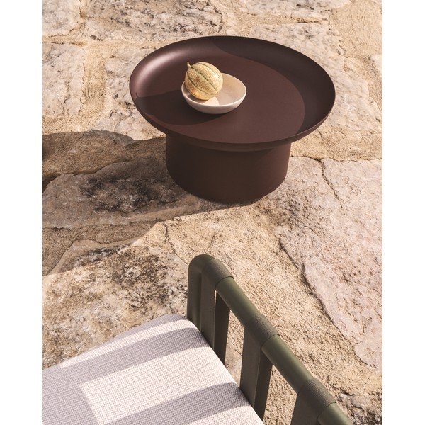 Metāla apaļš dārza kafijas galdiņš ø 70 cm Arcola – Kave Home-image-2
