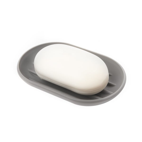 Pelēks plastmasas ziepju dozators Touch – Umbra-image-4