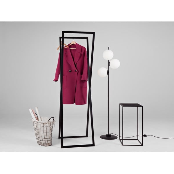 Melns metāla drēbju pakaramais CustomForm Rosett-image-1