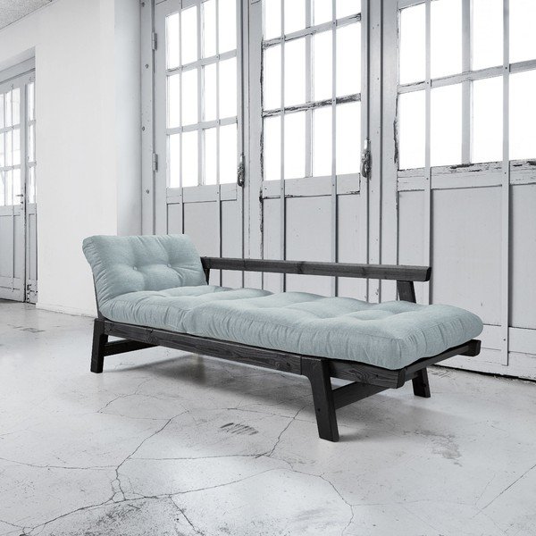 Dīvāns gulta Karup Step Black/Sky Blue-image-3