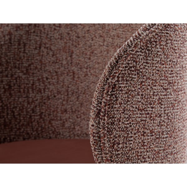 Rozā samta atpūtas krēsls Inez – Micadoni -image-1