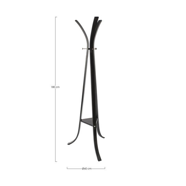 Melns tērauda pakaramais 60x180 cm Triomphe – Bizzotto-image-2