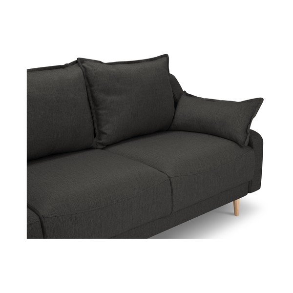 Tumši pelēks izvelkamais dīvāns ar veļas kasti Mazzini Sofas Freesia-image-3