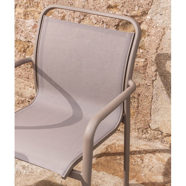 Pelēkbrūns dārza krēsls Luri – Kave Home-image-4