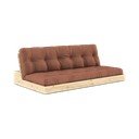 Ķieģeļu sarkans izvelkamais dīvāns 196 cm Base – Karup Design