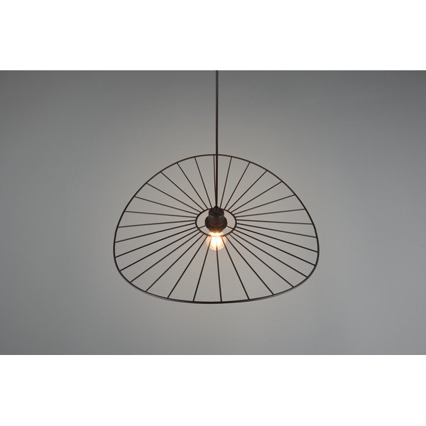 Matēti melna piekaramā lampa ø 60 cm Chapeau – Reality-image-4