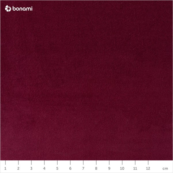 Vīna sarkans dīvāns ar melnām kājām Mazzini Sofas Amelie, 188 cm-image-1