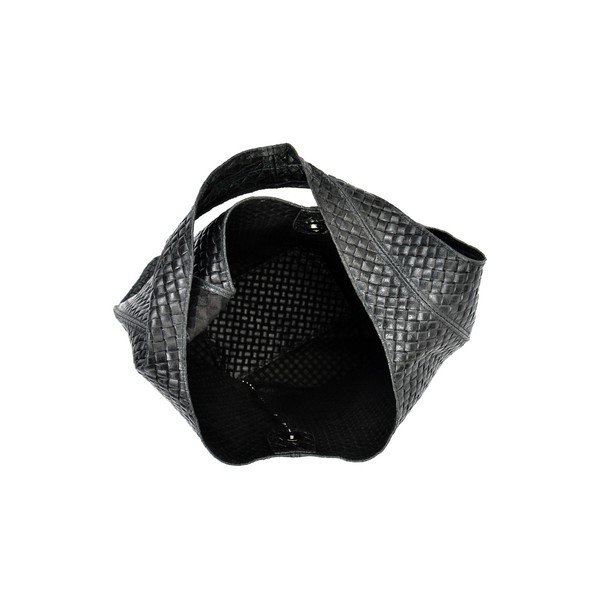 Melna ādas rokassoma Mangotti Somas Serena-image-3