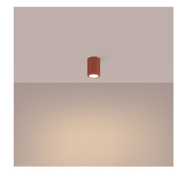 Ķieģeļu sarkana prožektora tipa lampa Gleam – Sollux-image-3