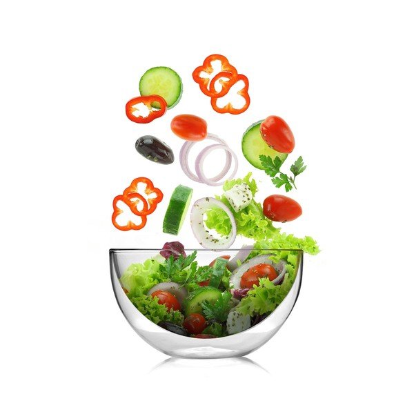 Stikla servēšanas trauks Vialli Design Double, 500 ml-image-3