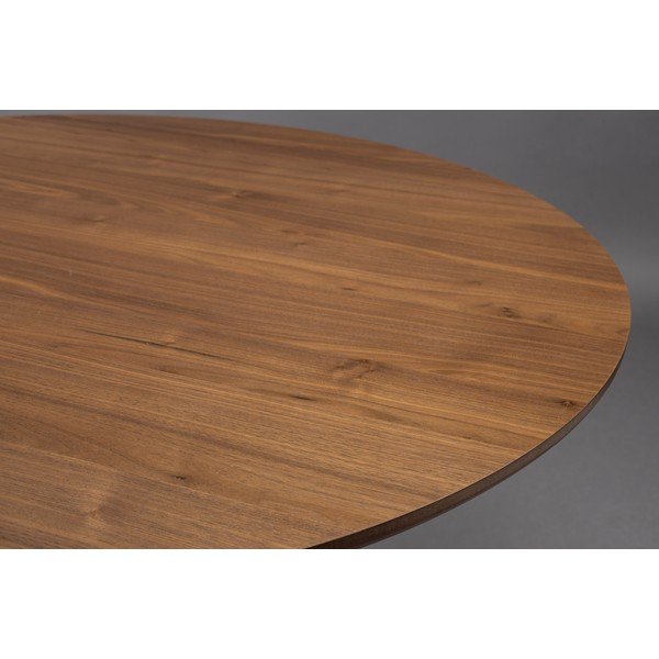 Apaļš ēdamgalds ar valrieksta koka imitācijas galda virsmu ø 120 cm Barlet – Dutchbone-image-4