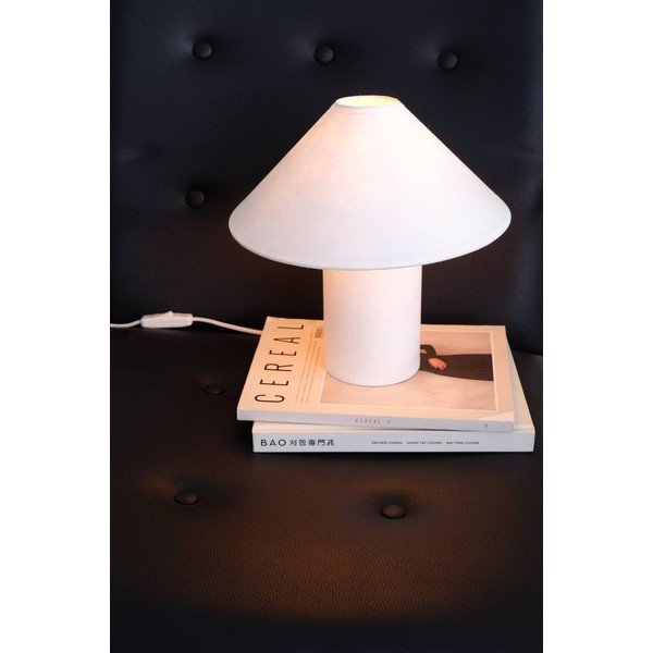 Balta papīra galda lampa (augstums 30 cm) Lilli – Jotex-image-1