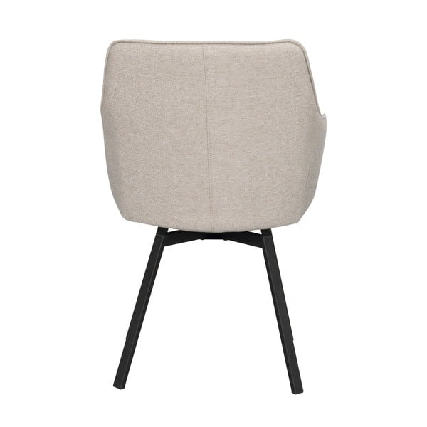 Bēši polsterēti ēdamistabas krēsli (2 gab.) Alison – Rowico-image-4