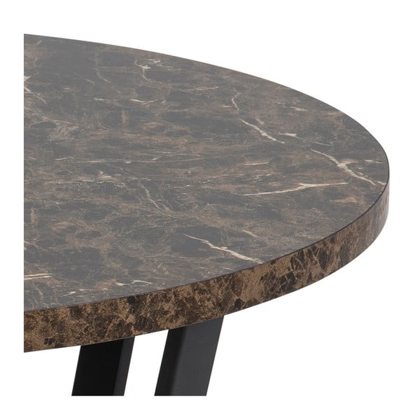 Brūns apaļš žurnālgaldiņš ø 77 cm Amble – Actona-image-3