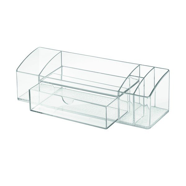 Caurspīdīgs organizators ar atvilktni iDesign Med+, garums 30,5 cm-image-1