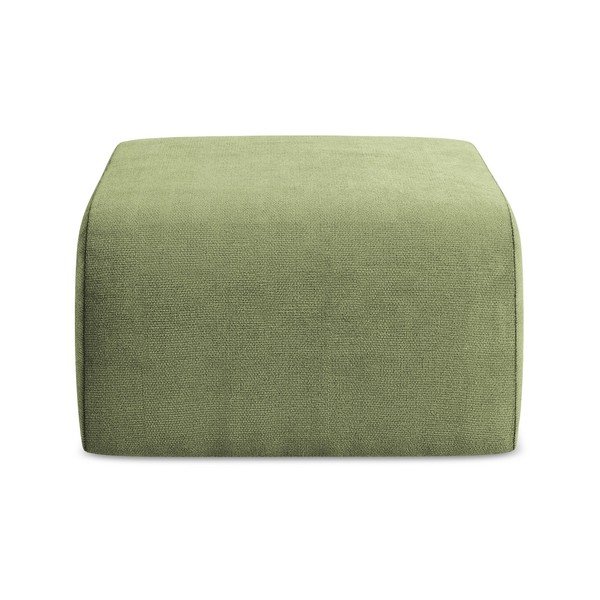 Zaļš kāju soliņš no šenila auduma Lani – Makamii-image-2