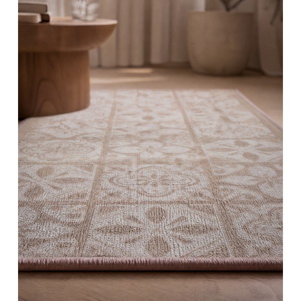 Bēšs mazgājams celiņa paklājs 50x120 cm Constantine – douceur d'intérieur-image-3