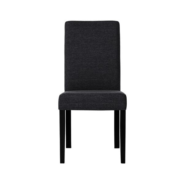 Melns krēsls ar melnām dižskābarža koka kājām Ted Lapidus Maison Tonka-image-3