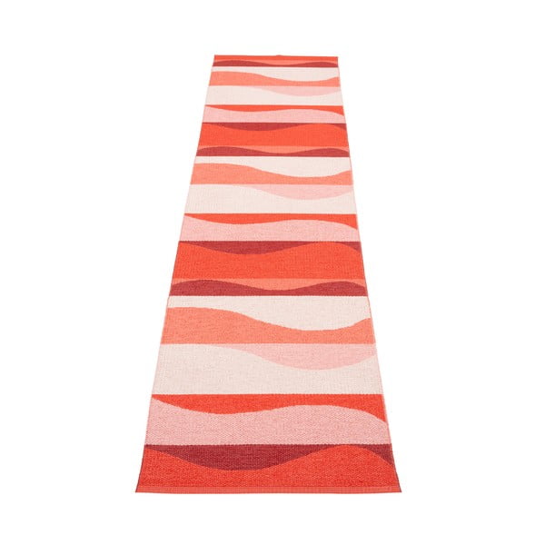 Sarkans iekštelpu un āra celiņa paklājs 70x300 cm Urvi Fire – Pappelina-image-2