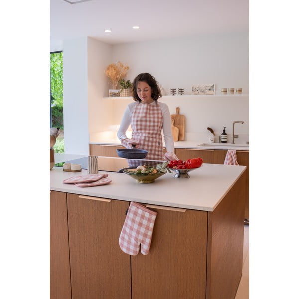 Kokvilnas trauku dvieļi (2 gab.) 50x70 cm Gingham – Tiseco Home Studio-image-3