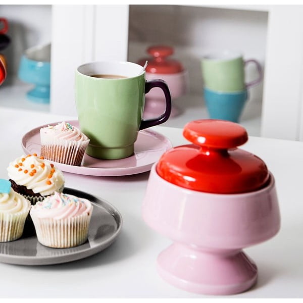 Kauss un apakštasīte Sagaform Pop, zaļš/brūns-image-3