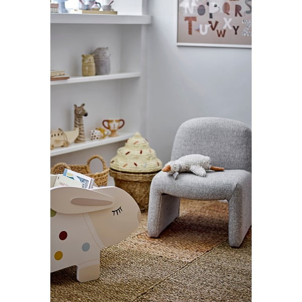 Pelēkbēšs bērnu atpūtas krēsls Neel – Bloomingville Mini-image-1