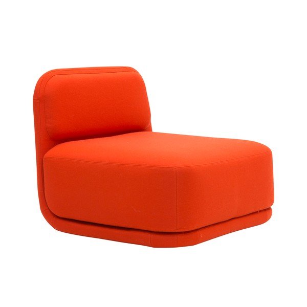 Oranžs atpūtas krēsls ar zemu atzveltni Softline Standby Low-image-2