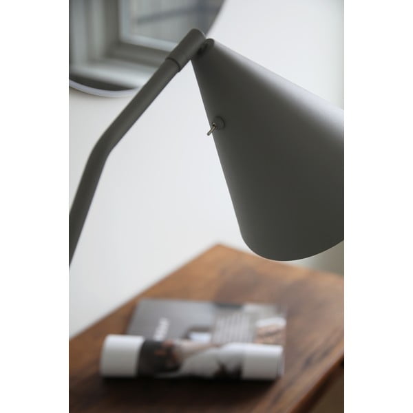Pelēka LED stāvlampa ar regulējamu spilgtumu un metāla abažūru (augstums 144 cm) Funil – Markslöjd-image-3