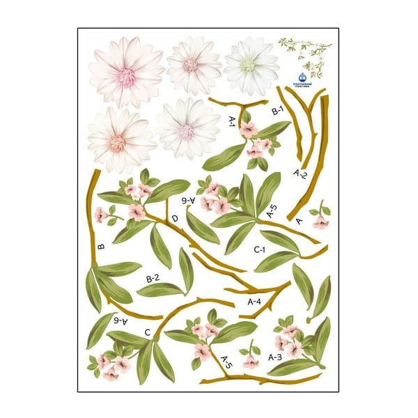 Uzlīmju komplekts Ambiance Flowering Magnolia-image-1