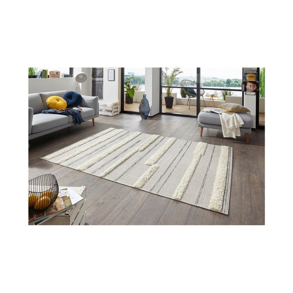 Pelēks paklājs Mint Rugs Handira Stripes, 77 x 150 cm-image-3