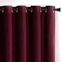 Bordo samta daļēji gaismu necaurlaidīgs aizkars 140x245 cm Eyelets – Restilo