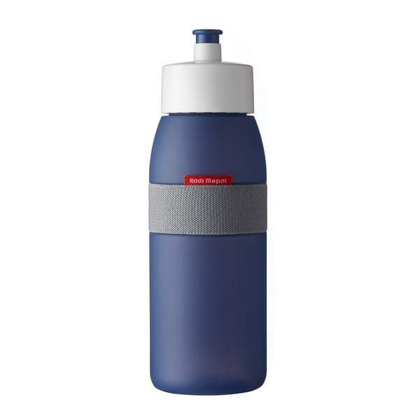 Tumši zila ūdens pudele Rosti Mepal Ellipse Sports, 500 ml