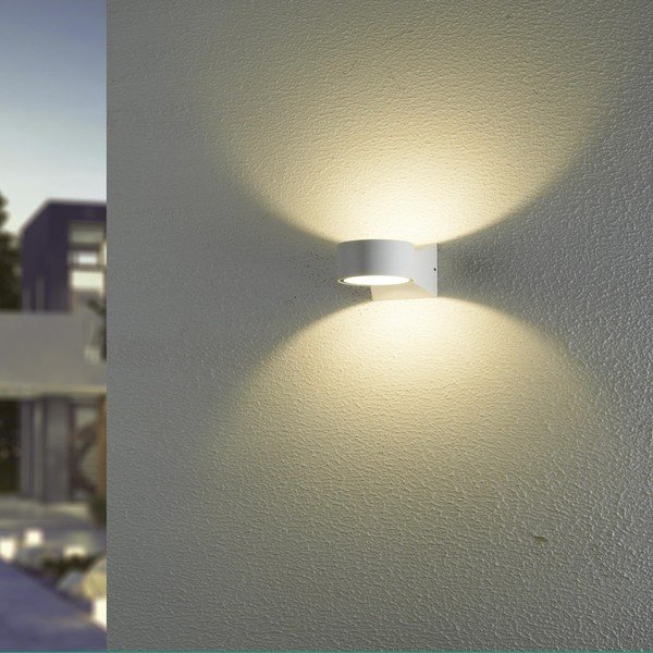Balta sienas lampa SULION Fluvial, 13 x 9 cm-image-1