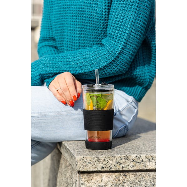 Melna termokrūze 600 ml Fuori – Vialli Design-image-2