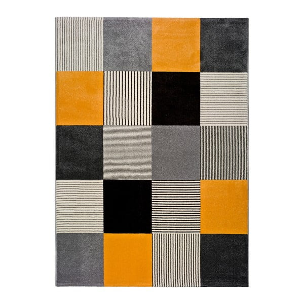 Oranžs ar pelēku paklājs Universal Gladys Lento, 160 x 230 cm