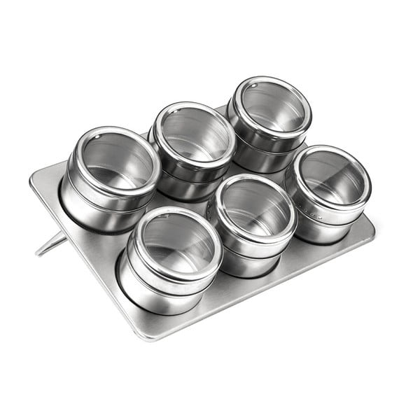 Garšvielu komplekts ar statīvu (6 gab.) 100 ml – Premier Housewares-image-1