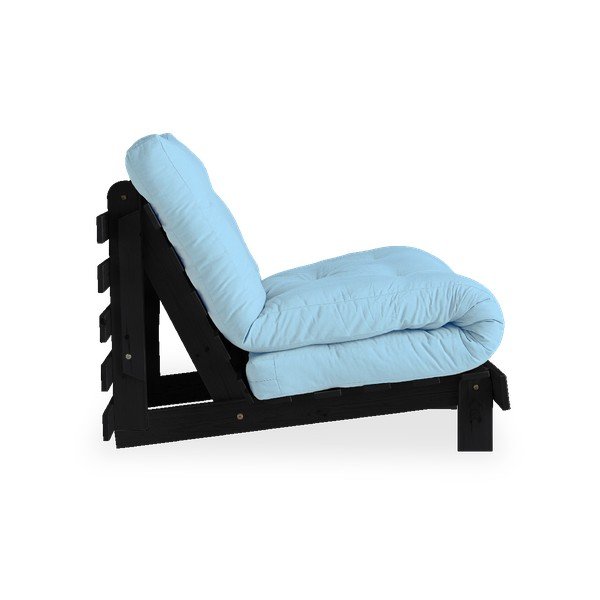 Izvelkamais krēsls Karup Design Roots Black/Light Blue-image-3