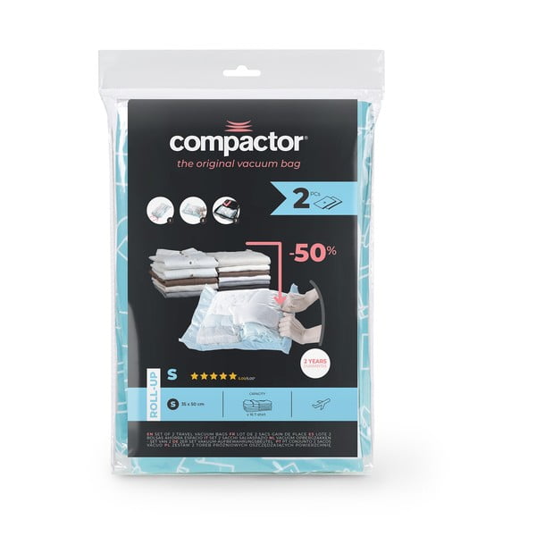 Vakuuma maisi apģērbam (2 gab.) Roll Up S – Compactor-image-4