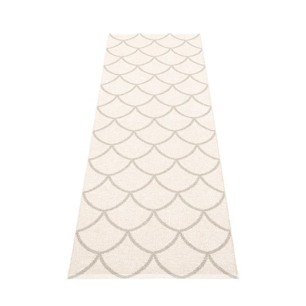 Krēmkrāsas iekštelpu un āra celiņa paklājs 70x225 cm Kotte Linen – Pappelina-image-2