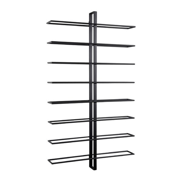 Melns sienas metāla vīna plaukts pudeļu skaits 16  Dual  – PT LIVING-image-3