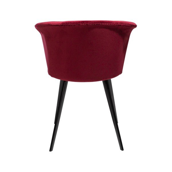 Tumši sarkans krēsls DAN-FORM Denmark Merge Velvet-image-4