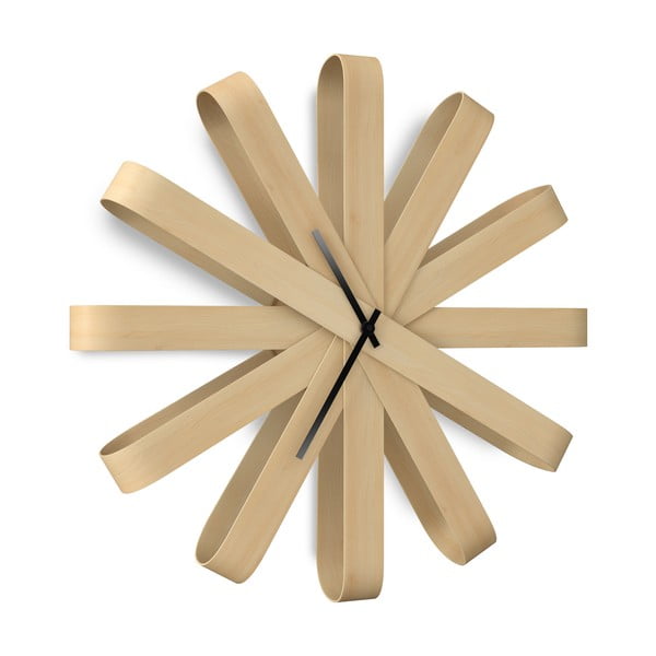 Sienas pulkstenis ø 51 cm Ribbonwood – Umbra-image-4