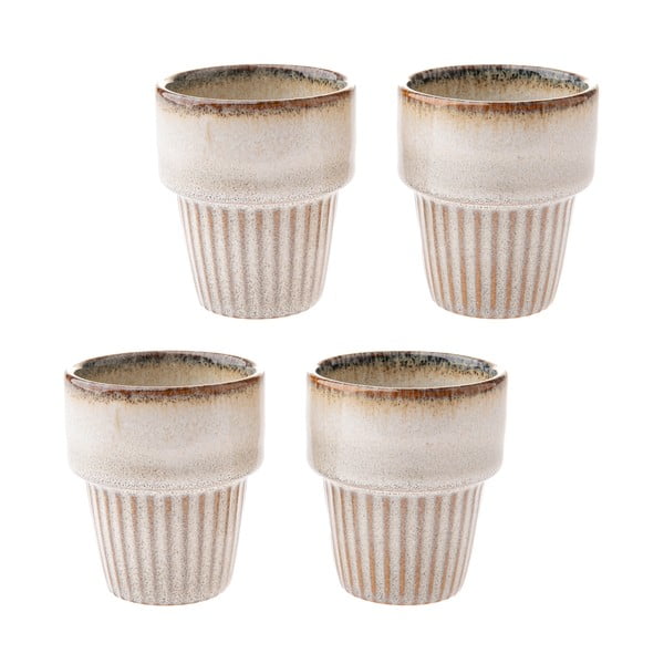 Krēmkrāsas espreso akmensmasas tasītes (4 gab.) 100 ml Tone – Dakls