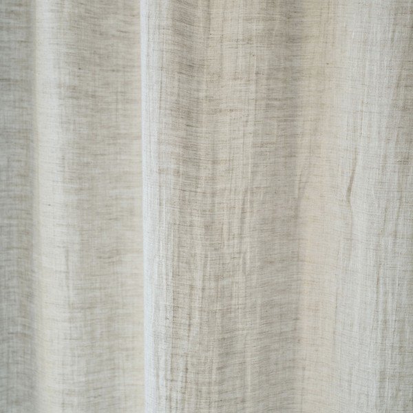 Bēšs lina viegls aizkars ar tuneli Linen Tales Daytime, 250 x 130 cm-image-1