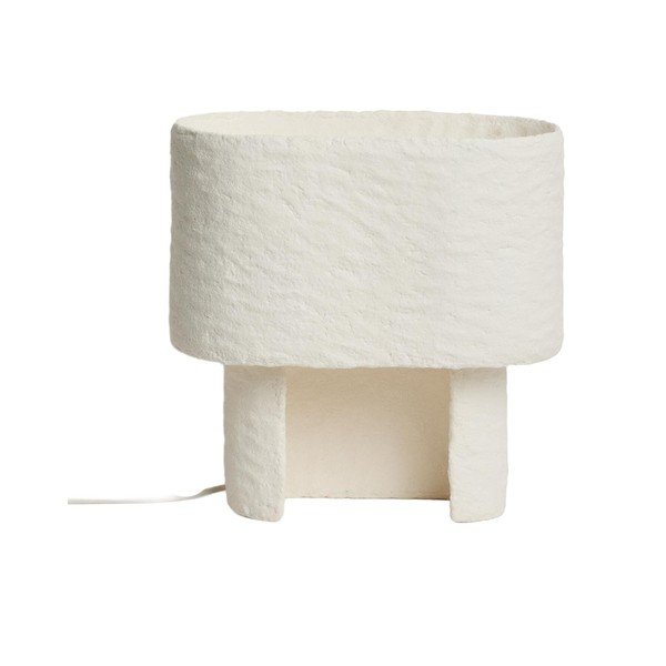 Balta galda lampa (augstums 37,5 cm) Bedala – Kave Home