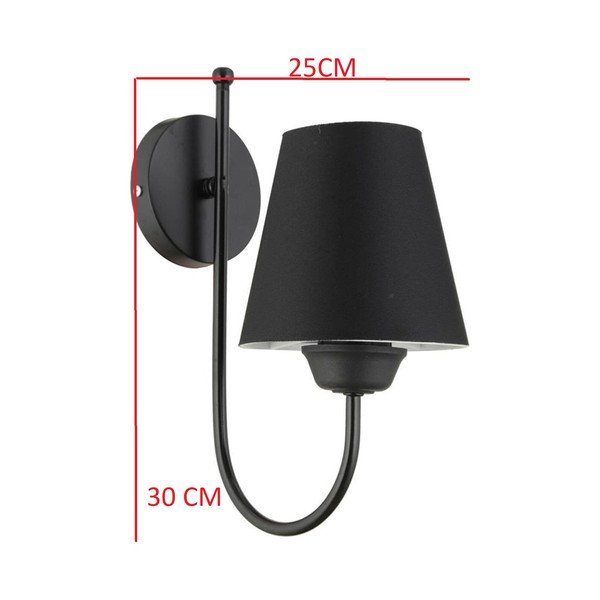 Melna sienas lampa Sconce S – Magenta Home-image-1