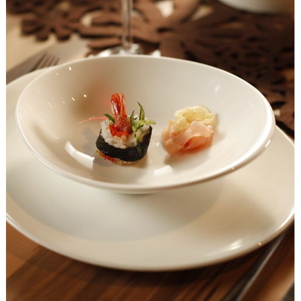 Porcelāna šķīvju un bļodu komplekts, 15 gab.-image-3